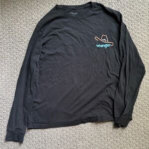 Black Wrangler Long Sleeve Shirt